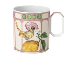 Rosenthal, Swarovski Idyllia, Mug, flycatcher pink