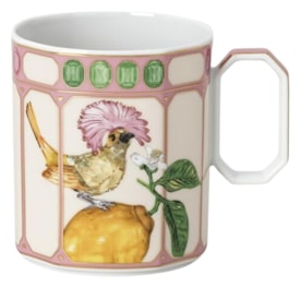 Rosenthal, Swarovski Idyllia, Mug, flycatcher pink
