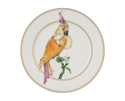 Rosenthal, Swarovski Idyllia, Wall plate, cockatoo