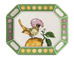 Rosenthal, Swarovski Idyllia, Dish 20 cm, green