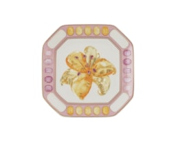 Rosenthal, Swarovski Idyllia, Dish 11 cm, yellow lily