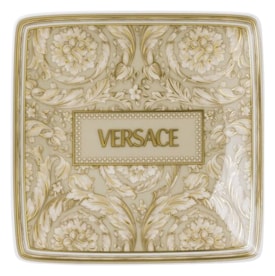 Versace, Barocco Beige, Square bowl, medium