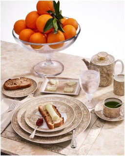 Versace, Barocco Beige, Gourmet plate
