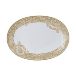 Versace, Barocco Beige, Oval platter, small