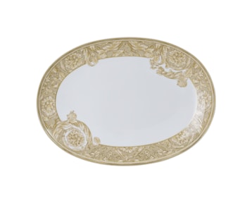 Versace, Barocco Beige, Oval platter, small
