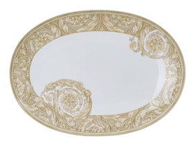 Versace, Barocco Beige, Oval platter, large
