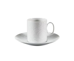Versace, Barocco '92 Bianco, Coffee cup & saucer