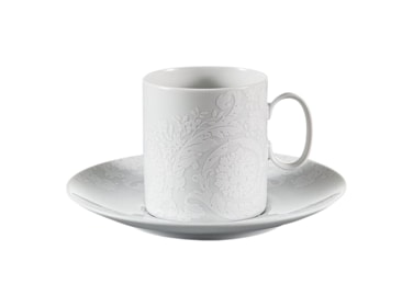 Versace, Barocco '92 Bianco, Coffee cup & saucer