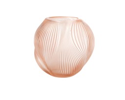 Lalique, Air Alizé, Small vase, coral