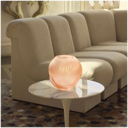 Lalique, Air Alizé, Small vase, coral