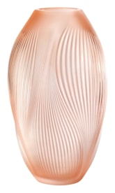 Lalique, Air Alizé, Medium vase, coral