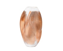 Lalique, Air Alizé, Medium vase, pink gold