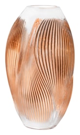 Lalique, Air Alizé, Medium vase, pink gold