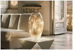 Lalique, Air Alizé, Medium vase, pink gold