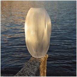 Lalique, Air Alizé, Extra large vase, clear