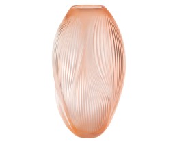 Lalique, Air Alizé, Extra large vase, coral