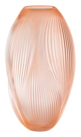Lalique, Air Alizé, Extra large vase, coral