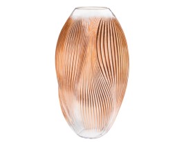 Lalique, Air Alizé, Extra large vase, pink gold