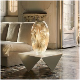 Lalique, Air Alizé, Extra large vase, pink gold