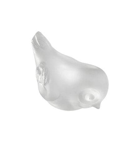 Lalique, Air Piou-Piou, Bird sculpture, head down, clear