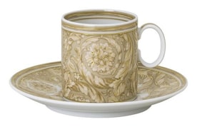 Versace, Barocco Beige, Espresso cup & saucer
