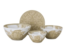 Versace, Barocco Beige, Set of 4 bowls