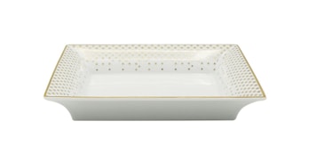 J.L Coquet, Rosace Gold, Rectangular tray, small