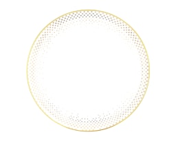 J.L Coquet, Rosace Gold, Pasta plate, medium