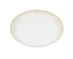 J.L Coquet, Rosace Gold, Pasta plate, medium
