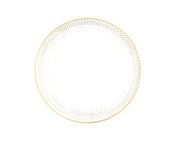 J.L Coquet, Rosace Gold, Pasta plate, small