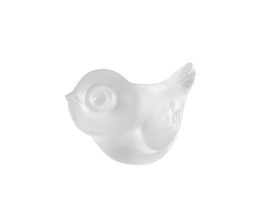 Lalique, Air Piou-Piou, Bird sculpture, head up, clear