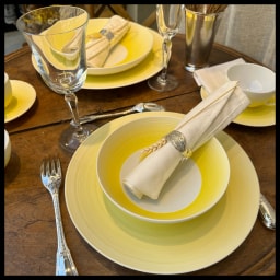 J.L Coquet, Hémisphère Mimosa, Dinner plate