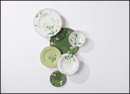 Ginori 1735, Florenza, Dessert plate, acanto green