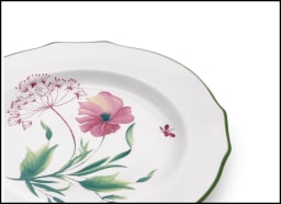 Ginori 1735, Florenza, Dessert plate, malva white