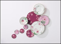 Ginori 1735, Florenza, Dessert plate, malva white