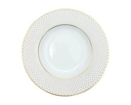 J.L Coquet, Rosace Gold, Rim soup plate
