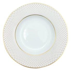 J.L Coquet, Rosace Gold, Rim soup plate