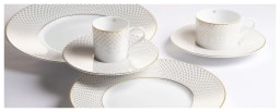 J.L Coquet, Rosace Gold, Dessert plate