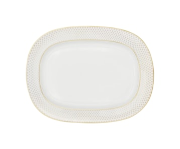 J.L Coquet, Rosace Gold, Oval platter, small