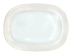 J.L Coquet, Rosace Gold, Oval platter, large