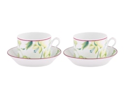 Ginori 1735, Florenza, Set of 2 tea cups and saucers