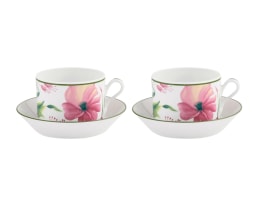 Ginori 1735, Florenza, Set of 2 tea cups and saucers