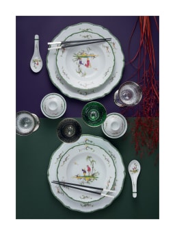 Raynaud, Longjiang, Chinese tea saucer