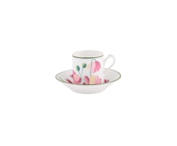 Ginori 1735, Florenza, Set of 2 coffee cups and saucers