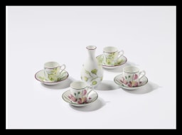 Ginori 1735, Florenza, Set of 2 coffee cups and saucers