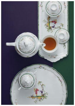 Raynaud, Longjiang, Fruit saucer, motif №2