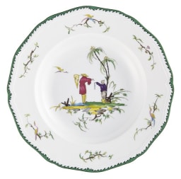 Raynaud, Longjiang, Deep plate with rim, motif №1