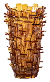 Venini, Ritagli, Vase, amber