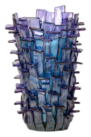 Venini, Ritagli, Vase, lilla menta