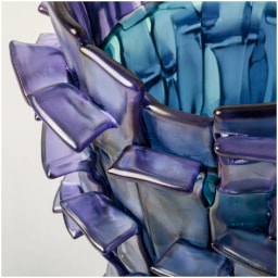 Venini, Ritagli, Vase, lilla menta